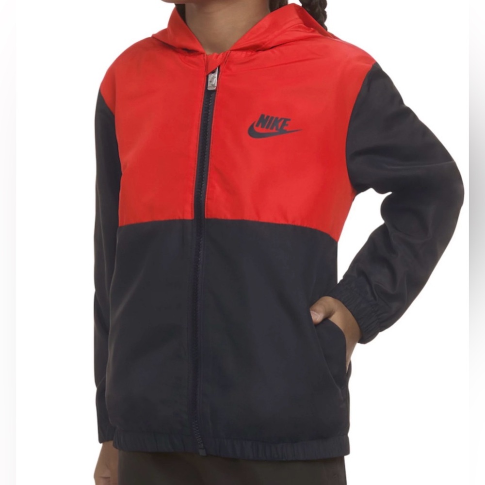 Nike Red and Black Jacket kids